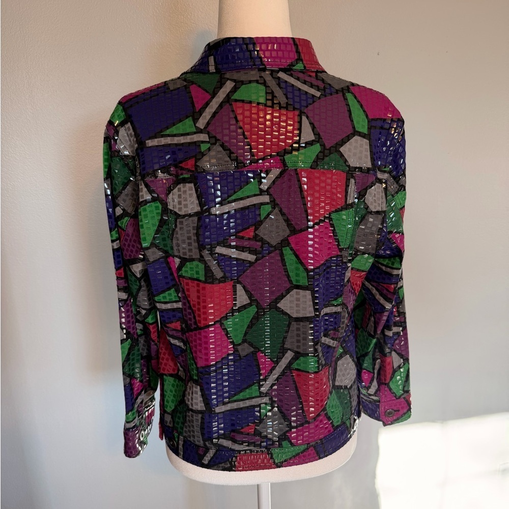 Ruby Rd. Multicolor Geometric Sequence Jacket - image 5